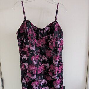 Got the Glow Floral Jacquard Bustier Mini Dress